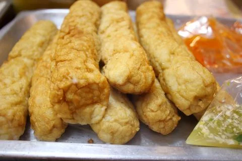 Fried fish bar. Stock Photos