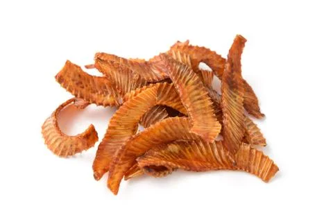 Fried fish bones Stock Photos