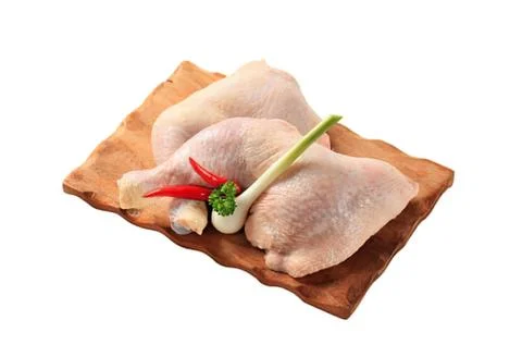Fried fish cake with ginger and chili on parchment Foto stock