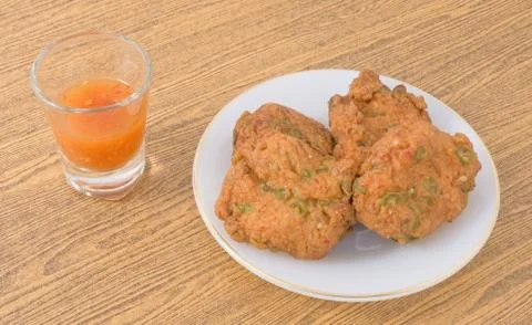 Fried Fish Cakes Stock Photos