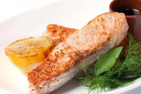 Fried fish Stock Photos