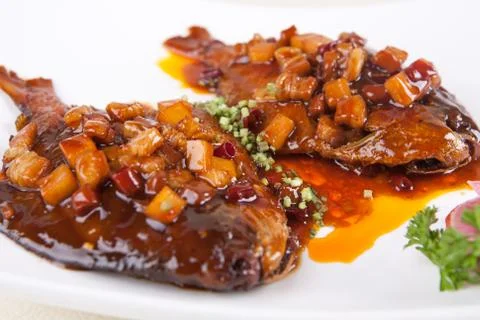 Fried fish Stock Photos