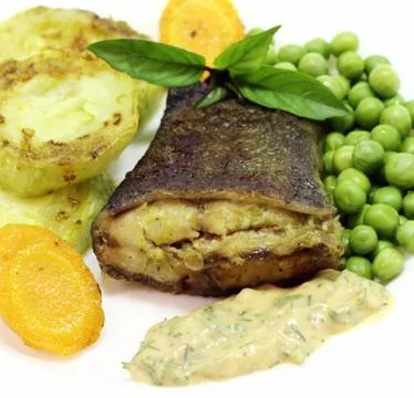 Fried fish Stock Photos