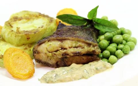 Fried fish Stock Photos