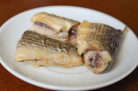 Fried fish Foto stock