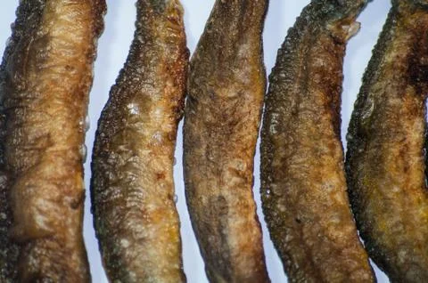 Fried fish Stock Photos