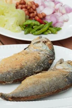 Fried fish Stock Photos