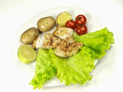 Fried fish Stock Photos