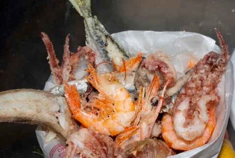 Fried fish, Stock Photos