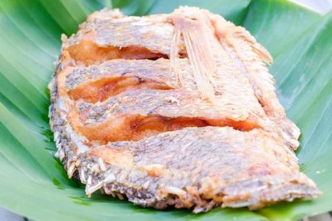 Fried fish Stock Photos