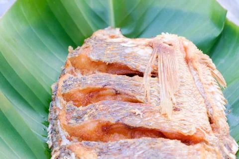 Fried fish Stock Photos