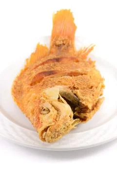 Fried fish Stock Photos