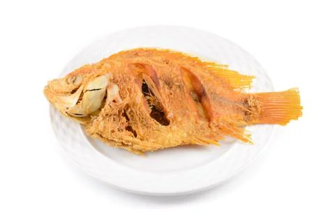 Fried fish Foto stock
