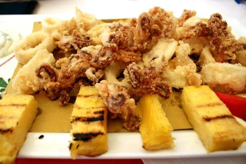 Fried fish Stock Photos