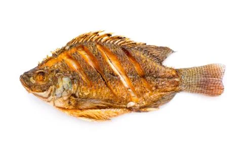 Fried fish Stock Photos