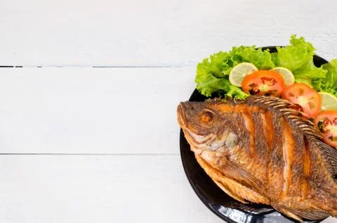 Fried fish Stock Photos