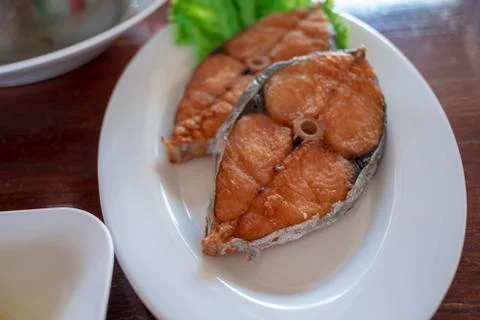 Fried fish Stock Photos