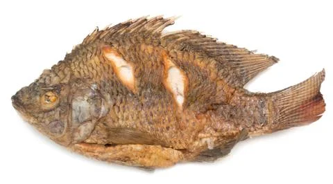 Fried fish Stock Photos