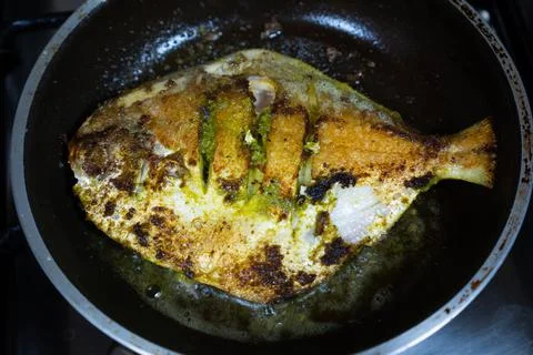 Fried fish Stock Photos