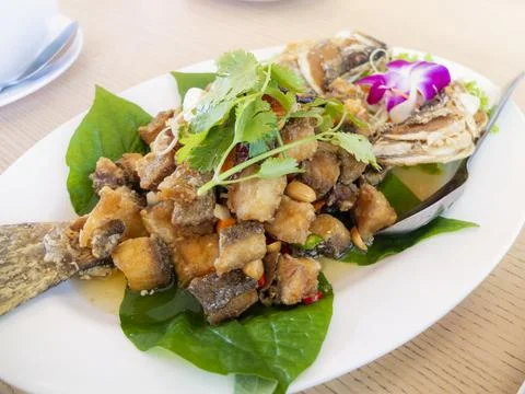 Fried fish Stock Photos