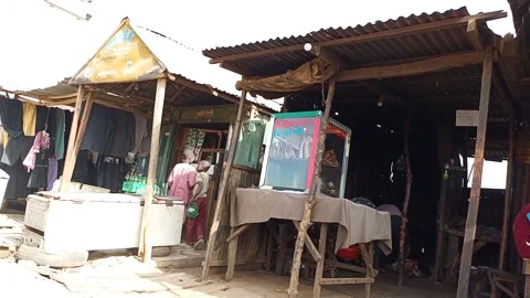 Fried Fish Selling Stall Roadside Ungogo Kano Nigeria Видео 329677249