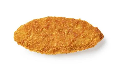 Fried fish on a white background Stock Photos