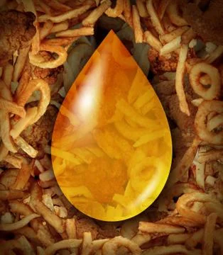 Fried food Stock Illustration