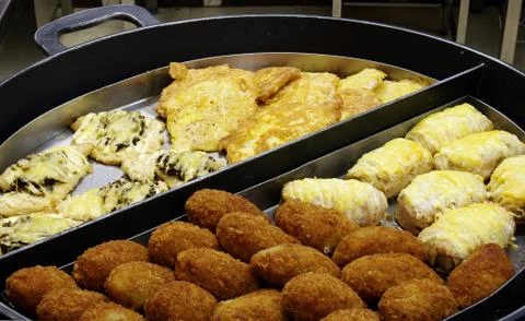 The fried food Stock Photos