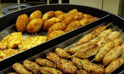 The fried food Stock Photos