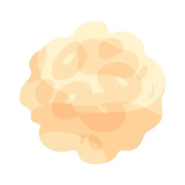 Fried garlic Stock Illustration
