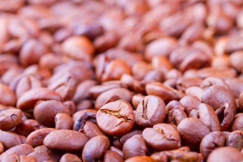 Fried grain coffee Stock Photos