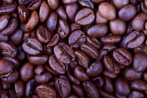 Fried grain coffee Stock Photos