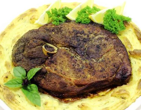 Fried ham Stock Photos