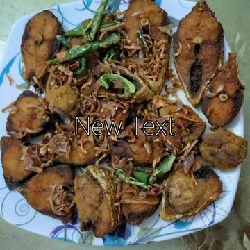 Fried hilsa fish Stock Photos