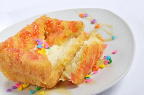 Fried ice cream Stockfoto's