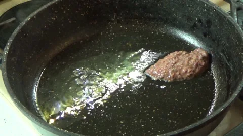 Fried liver patties Stock Footage 68568053