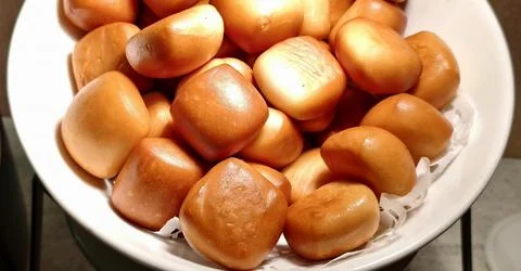 A fried mantou Fotos Stock