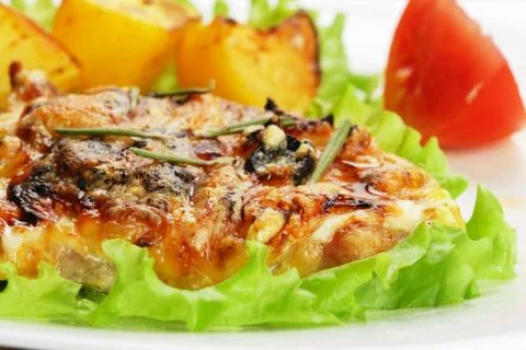 Fried meat Stock Photos