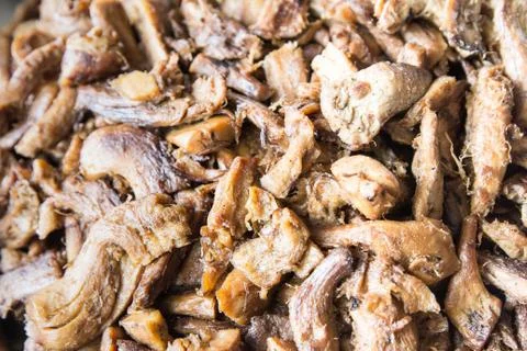 Fried mushrooms Foto stock