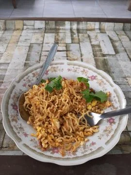 Fried Noodle Stock Photos