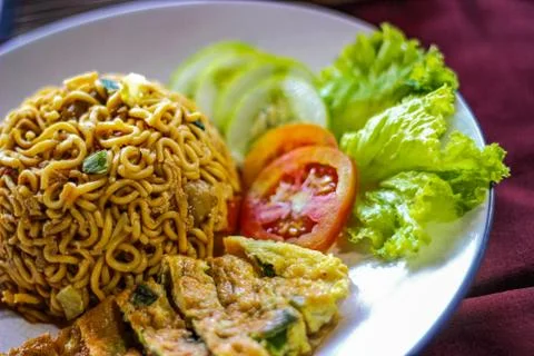 Fried Noodles Stock Photos