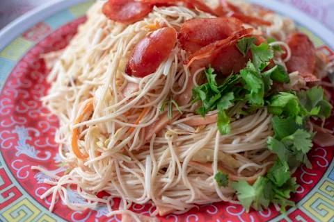 The Fried Noodles Stock Photos