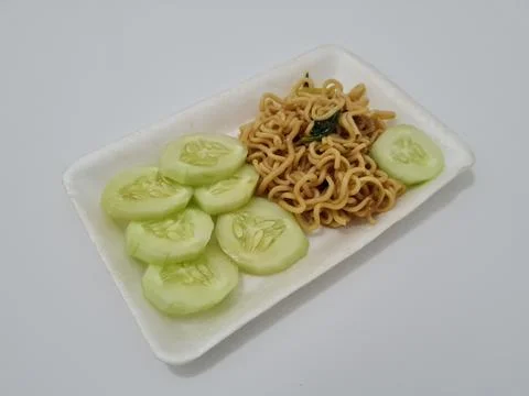 Fried noodles Stock Photos