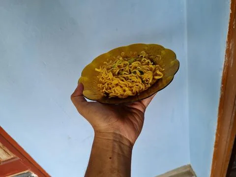 Fried noodles Stock Photos