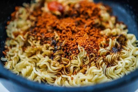 Fried noodles Stock Photos