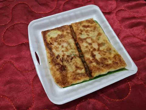 Fried omelette Stock Photos