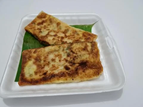 Fried omelette Stock Photos