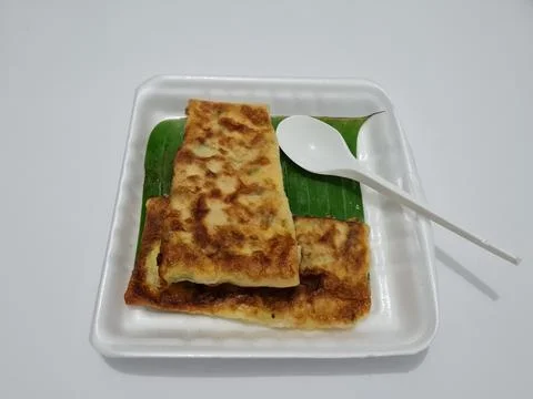 Fried omelette Stock Photos