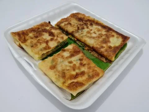 Fried omelette Stock Photos