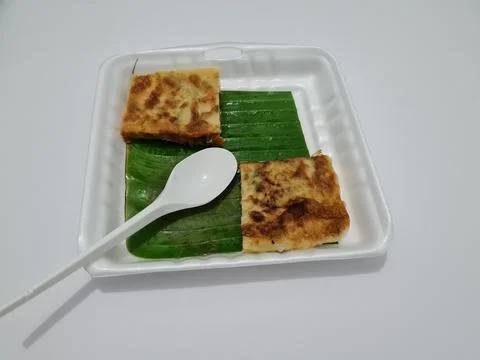 Fried omelette Stock Photos
